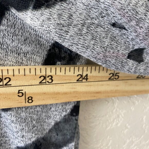 Catherines Top Womens Black & Gray14/16W Artsy Pullover Tunic - Picture 9 of 12